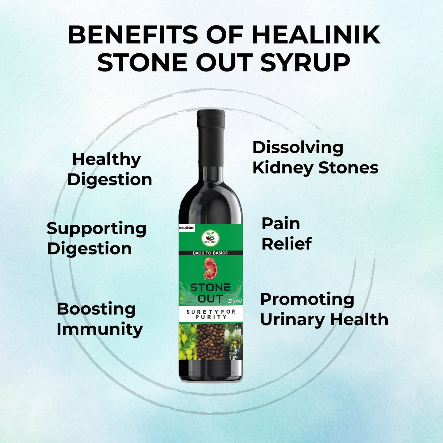 Healinik Stone Out Stone Care Syrup - healinik